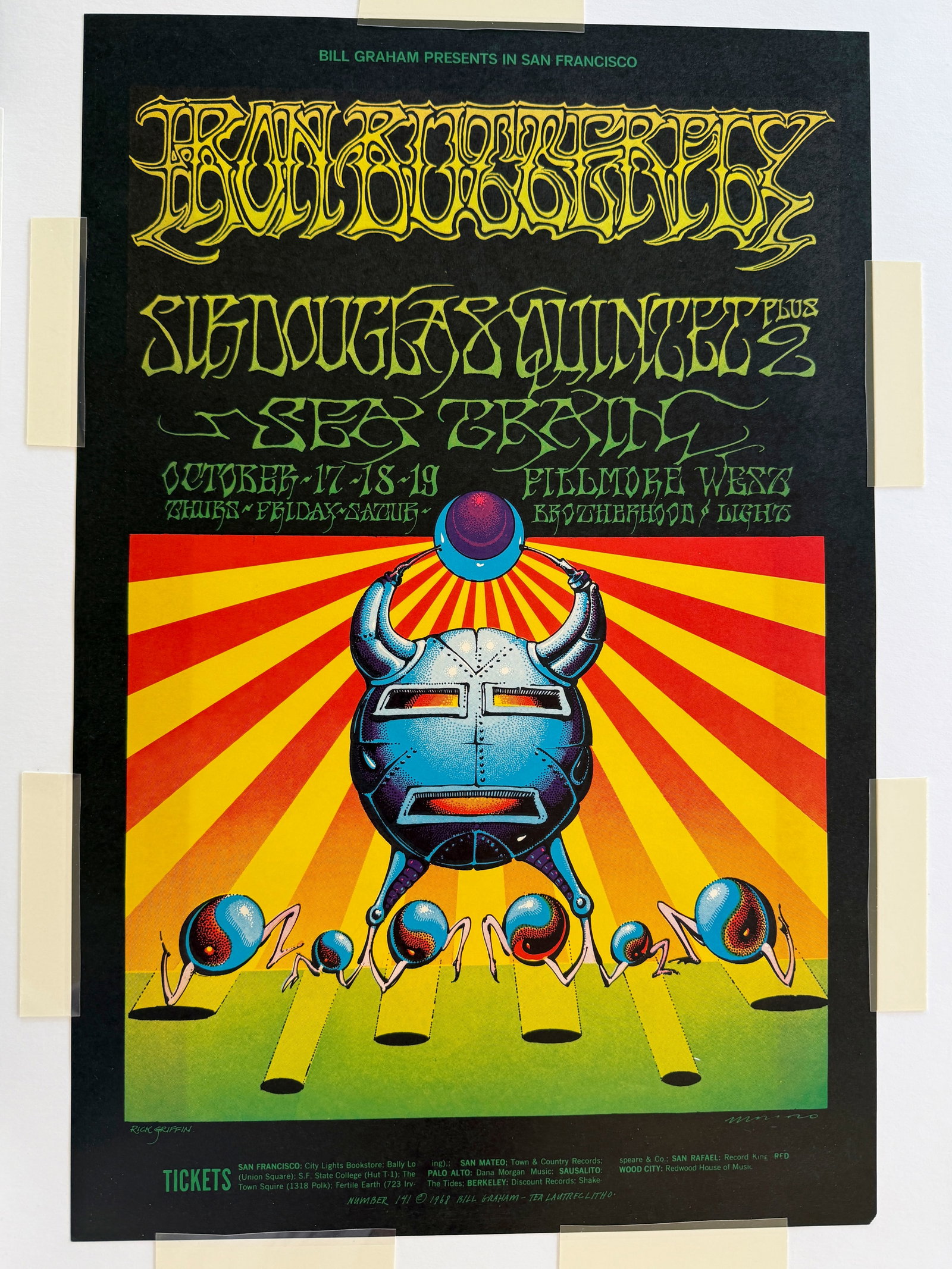 BG141 - IRON BUTTERFLY - MOSCOSO / GRIFFIN - 2