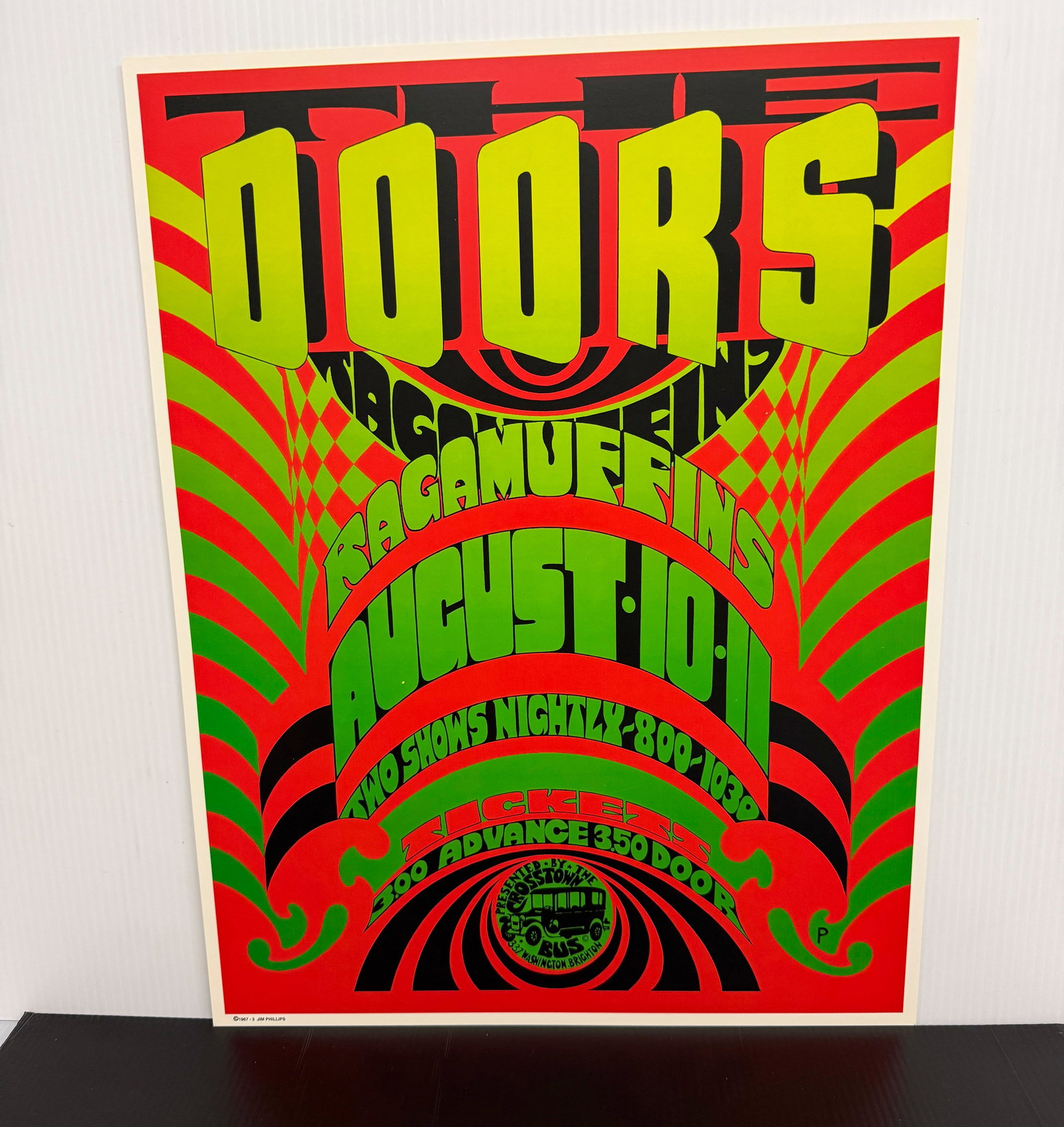 THE DOORS - JIM PHILLIPS - REPRINT: THE DOORS - JIM PHILLIPS - REPRINT FROM AN ORIGINAL CREATED IN 1967