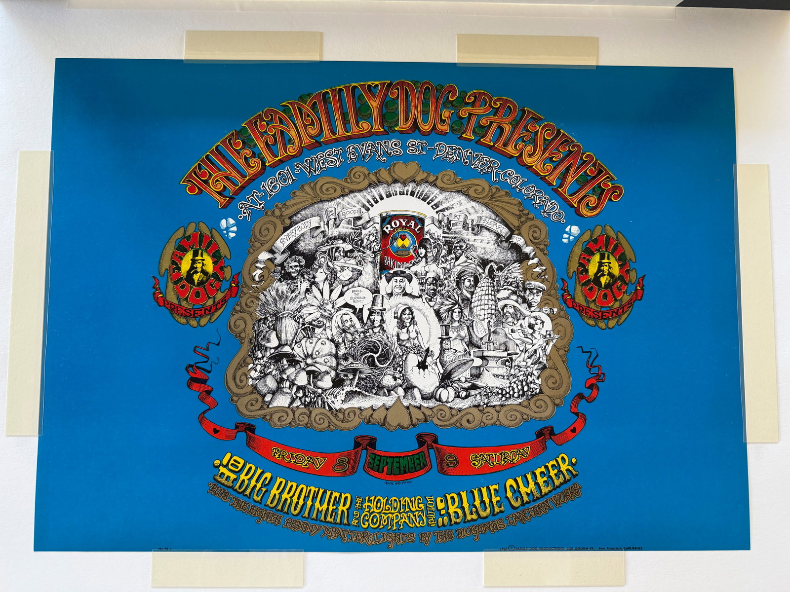 FDD1 - THE FIRST FAMILY DOG DENVER POSTER - BIG BROTHER - RICK GRIFFIN - 2