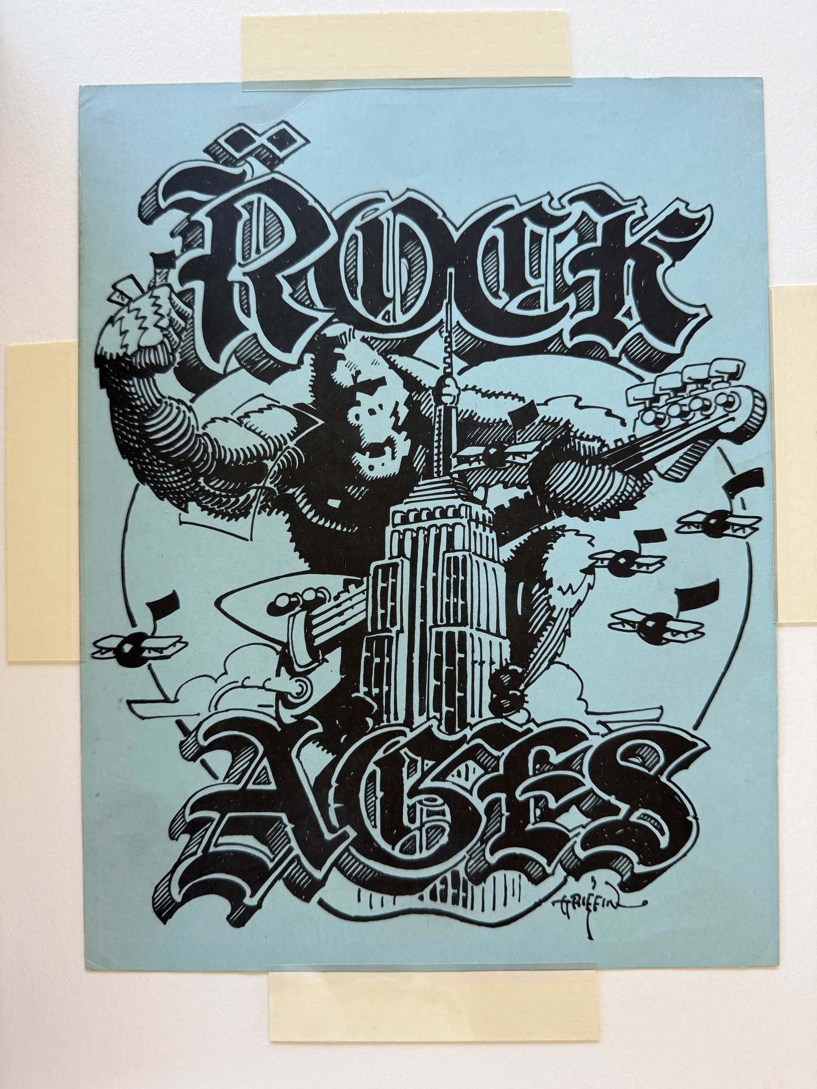 ROCK AGES HANDBILL - RICK GRIFFIN - 2