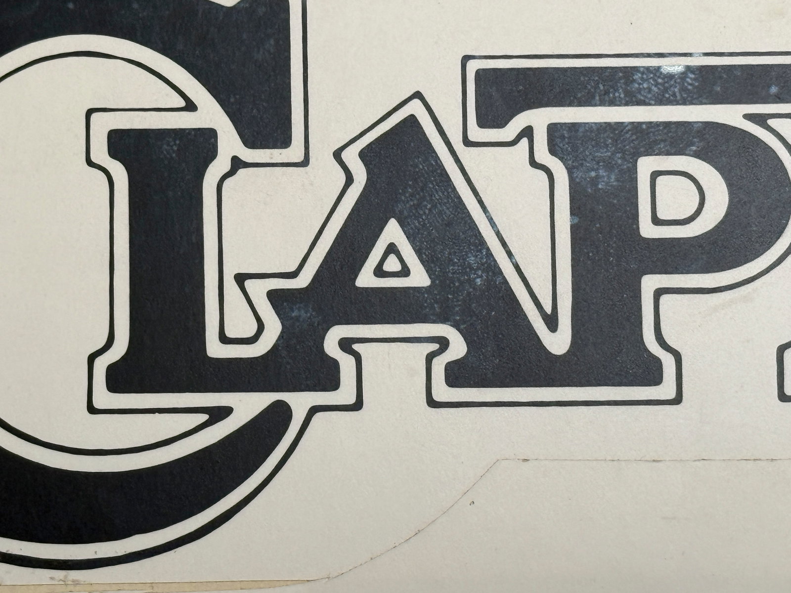 ERIC CLAPTON ORIGNAL ART FROM CHUCK STEWART - 2