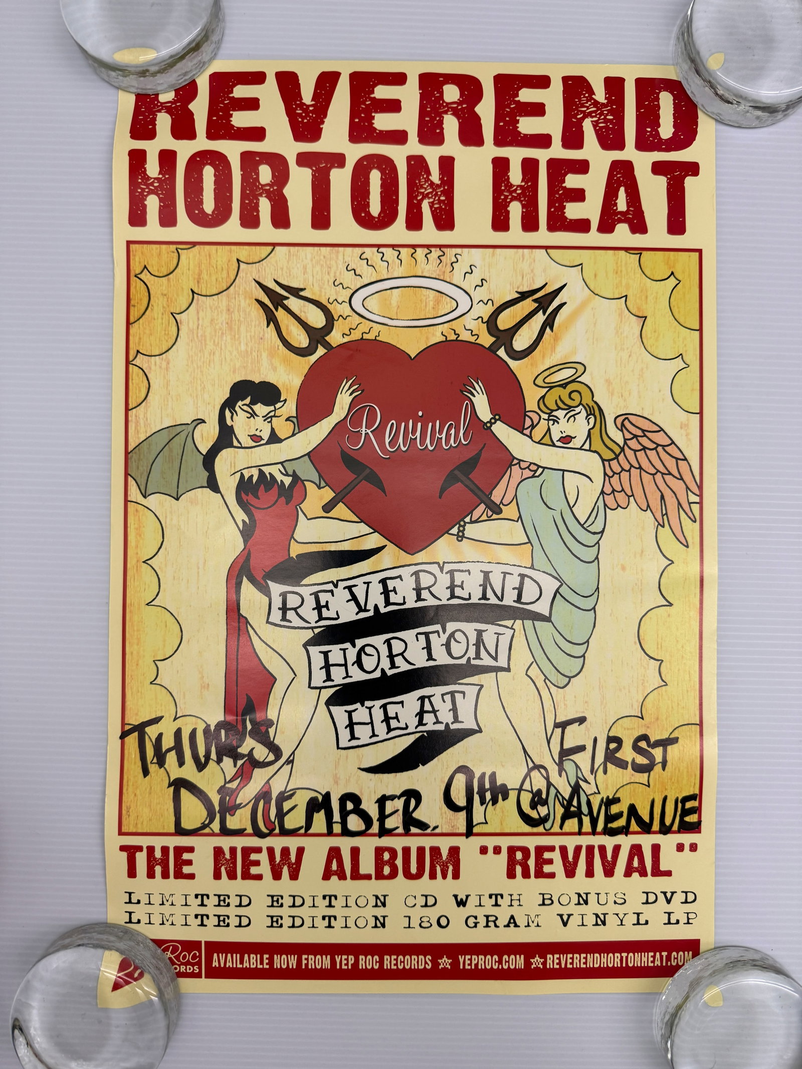 REVEREND HORTON HEAT - MINNEAPOLIS SHOW POSTER (1 of 1)