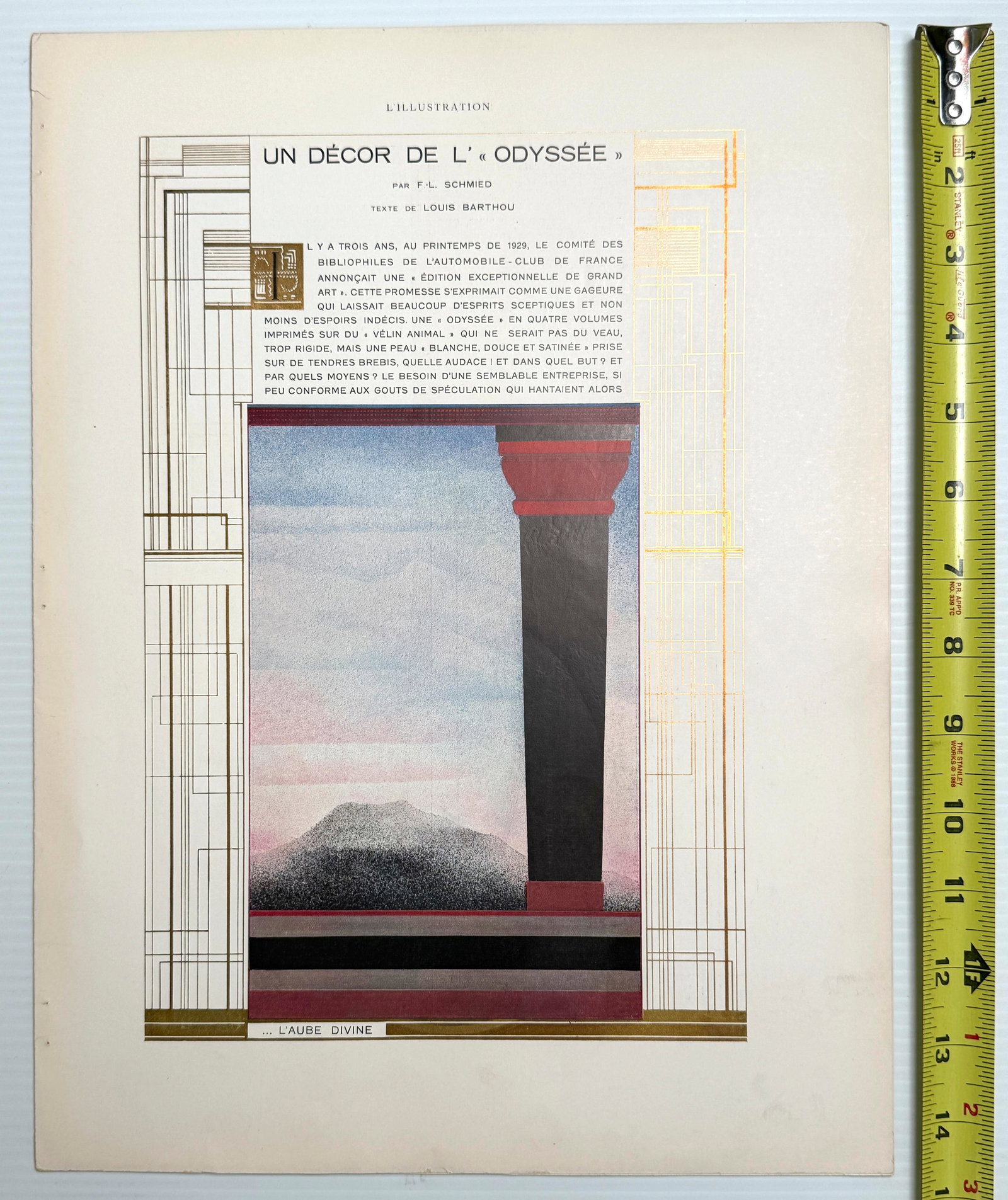 A SETTING FOR THE ODYSSEY - François-Louis Schmied - 1932 (1 of 4)