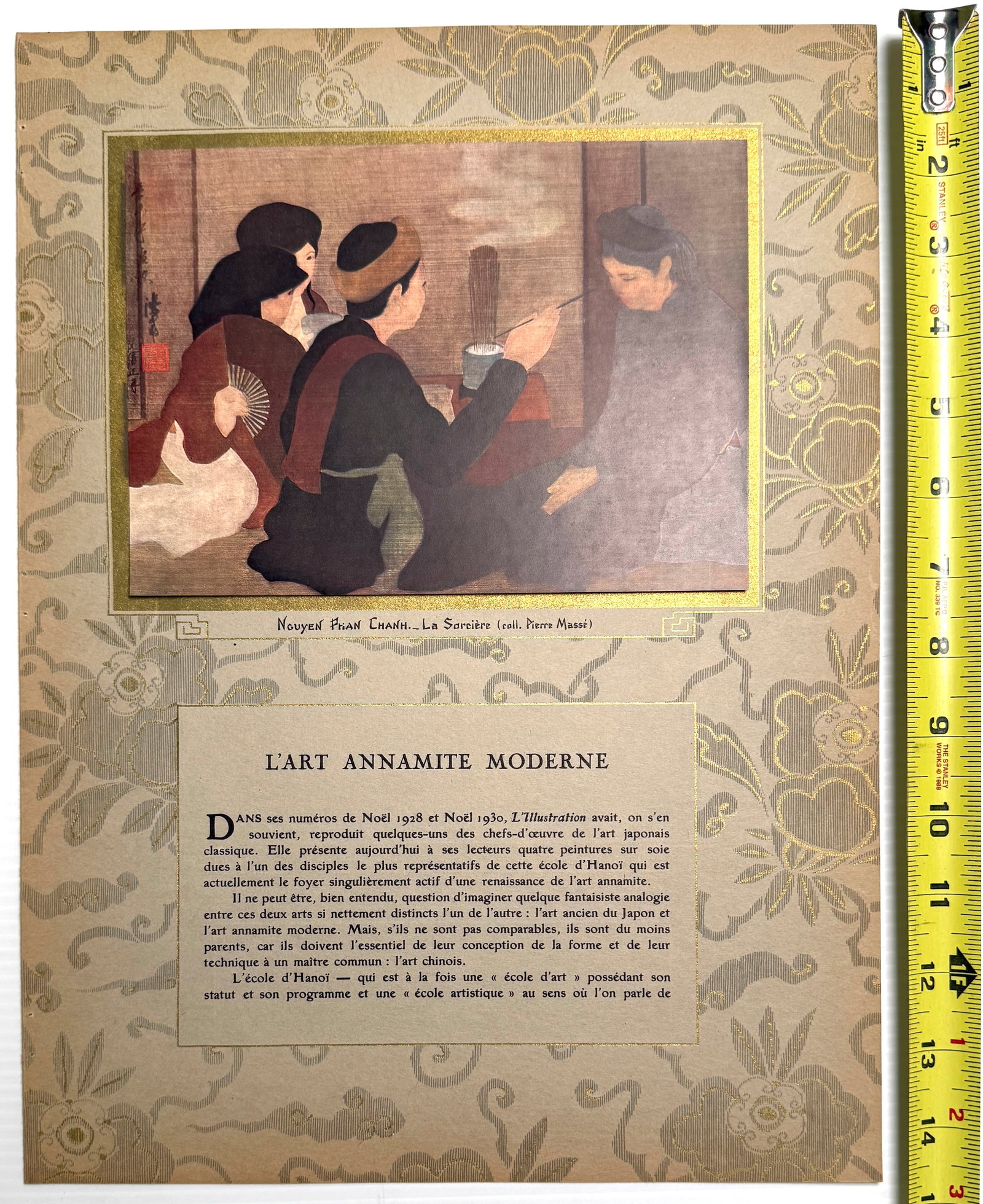 4 PLATES OF TIPPED-IN ART FROM the 1932 L’Illustration MAGAZINE (1 of 4)
