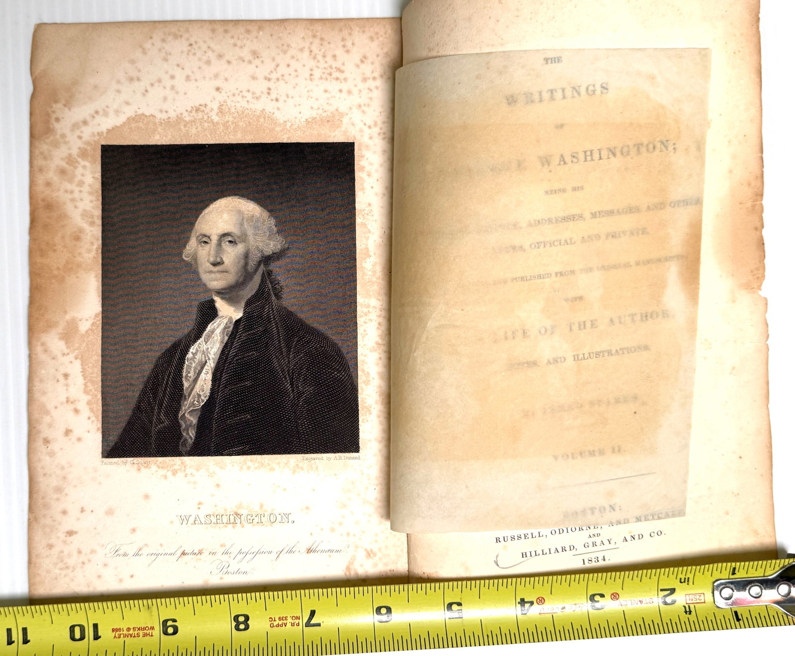 FRONTISPIECE FROM The Writings of George Washington - 3