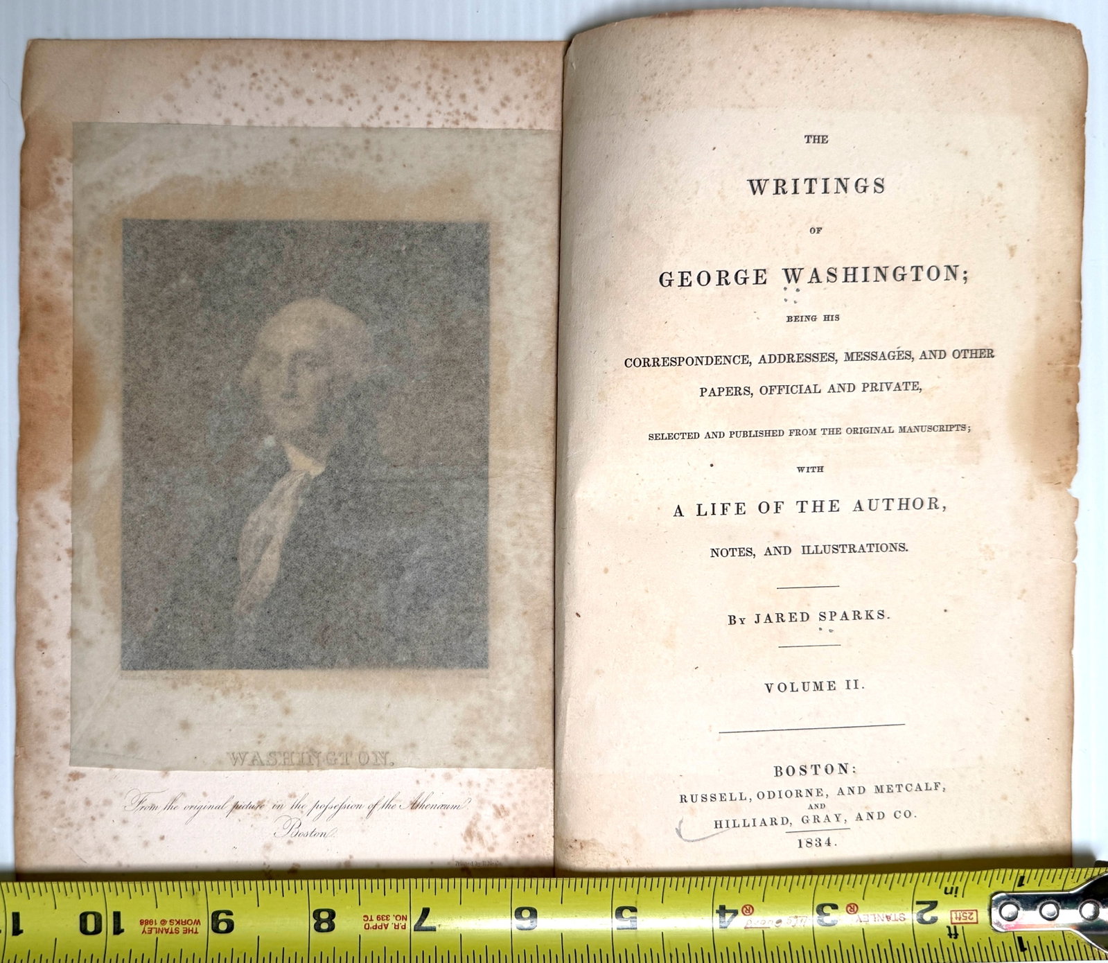 FRONTISPIECE FROM The Writings of George Washington - 4