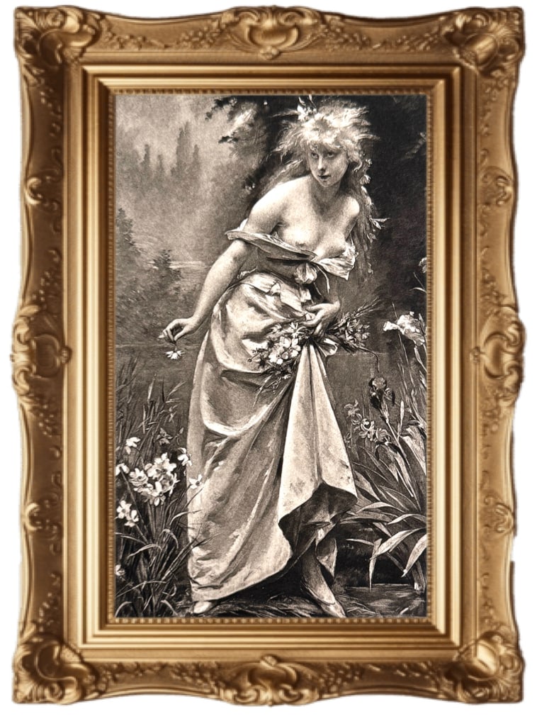 FOUR PHOTOGRAVURE BOOKPLATES FEATURING Ophelia & The Three Fates (1 of 6)