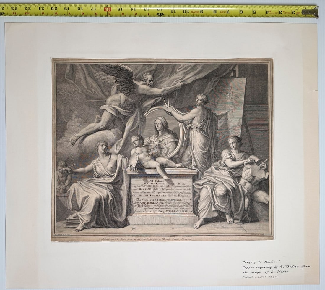 Etching, copper engraving - Seven Cards of Raphael - 2