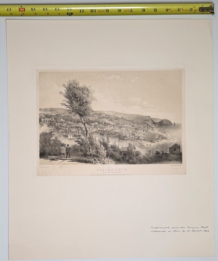 Teignmouth from the Torquay Road - 1845 Lithograph (1 of 6)