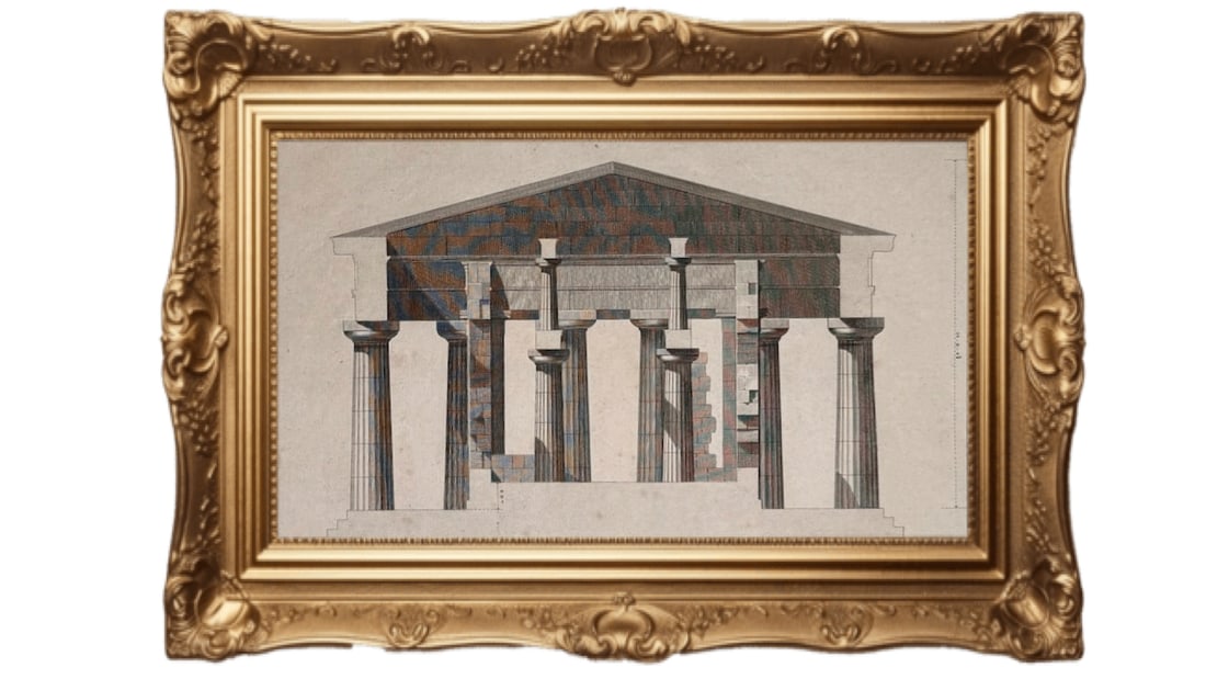 Greek temple in Paestum, Italy (1 of 4)