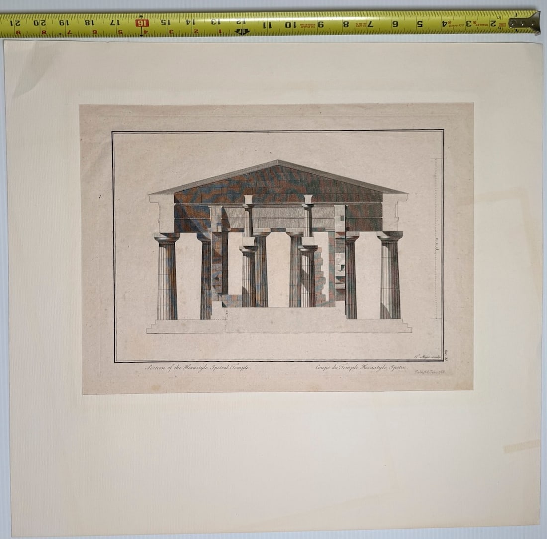 Greek temple in Paestum, Italy - 2