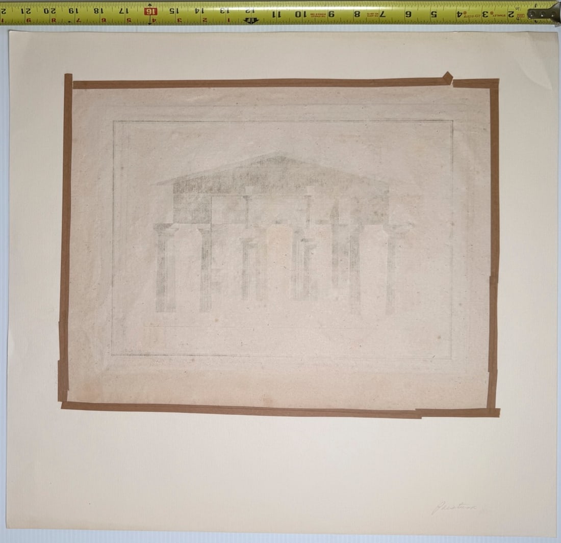 Greek temple in Paestum, Italy - 3
