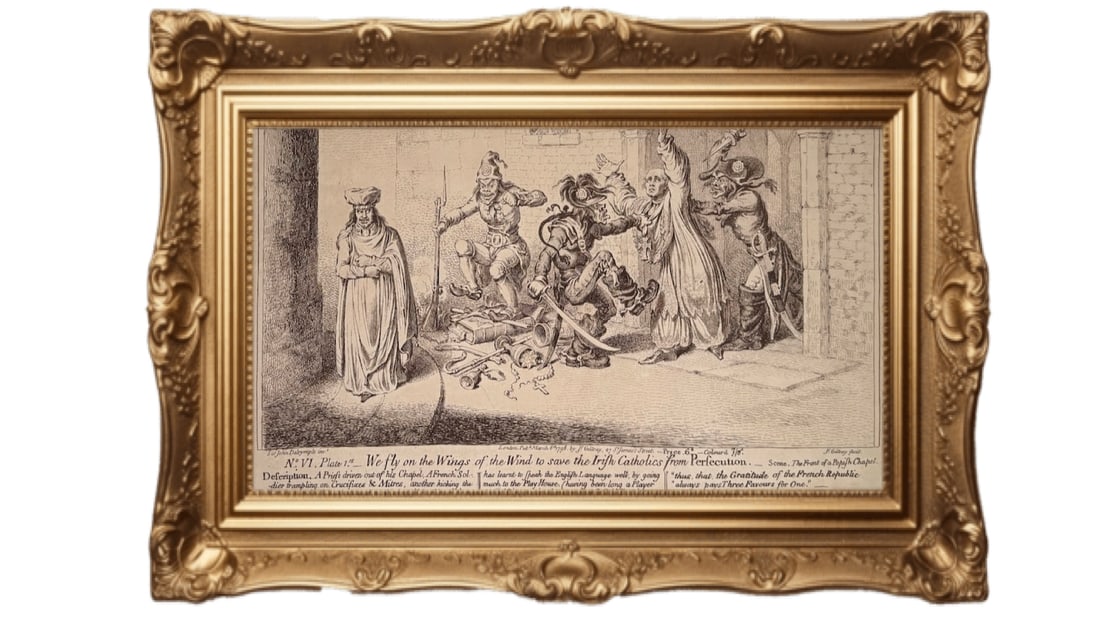 1798 copper etching - POLITICAL - James Gillray (1 of 5)