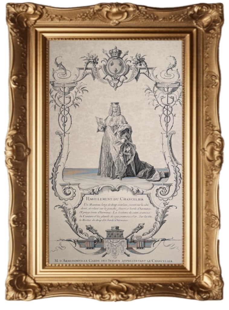 Habillement du Chancelier - (Clothing of the Chancellor) (1 of 3)