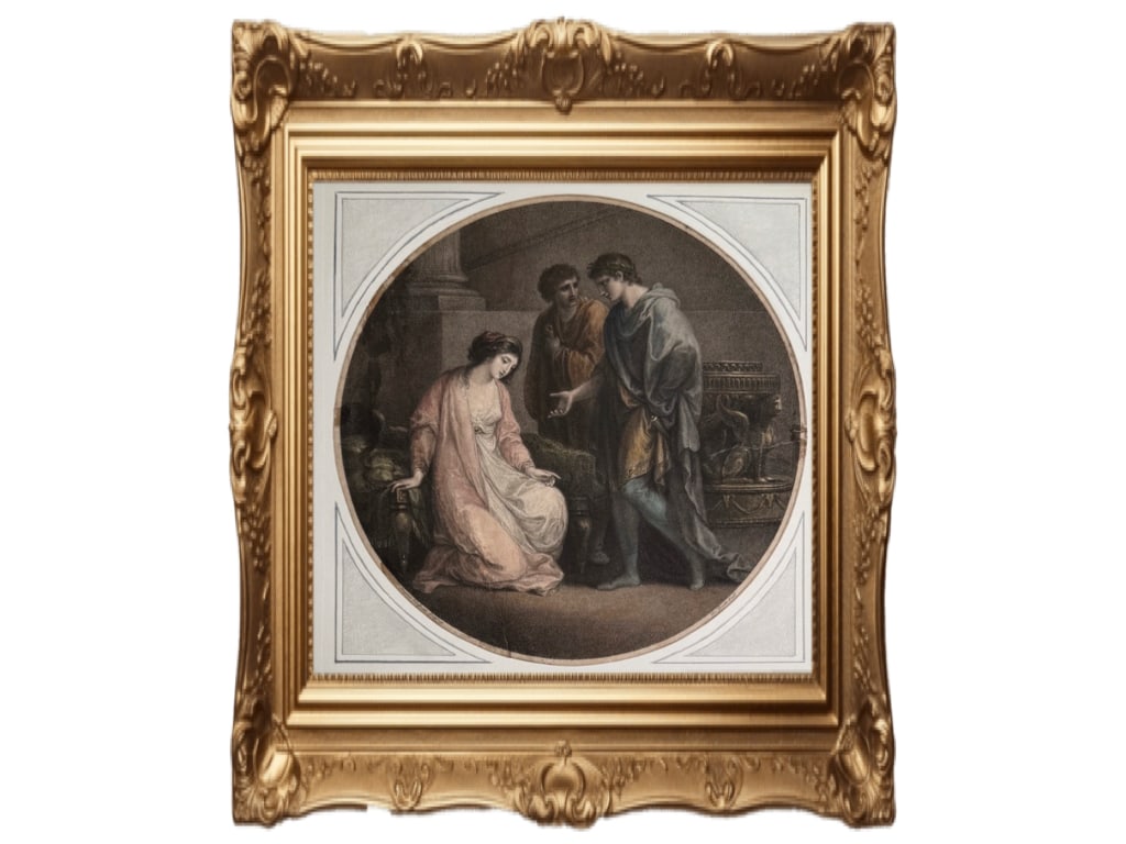 1780 Hand Colored stipple engraving by Thomas Ryder (1 of 6)