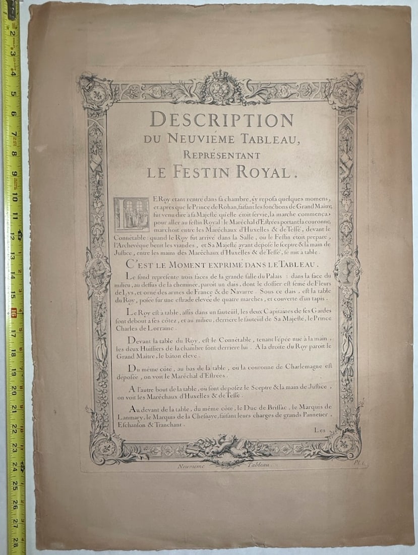 TWO SIDED FRENCH DOCUMENT (1 of 3)