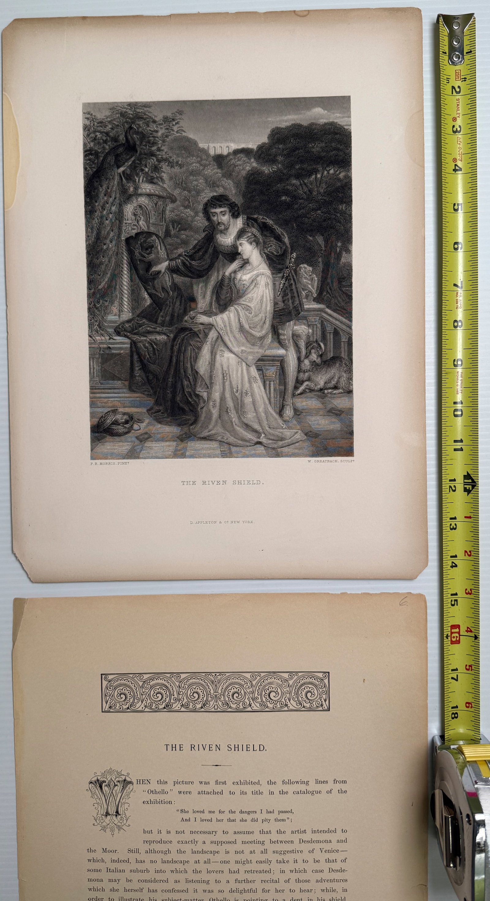 The Riven Shield - engraving with frontispiece (1 of 1)