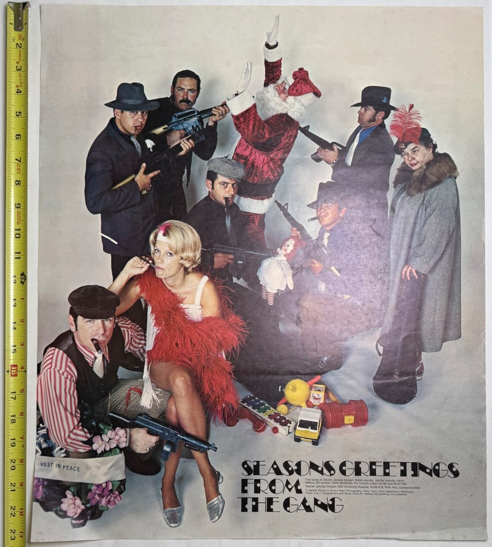 Season Greetings - Steven Jacobs Design Vintage Poster (1 of 2)