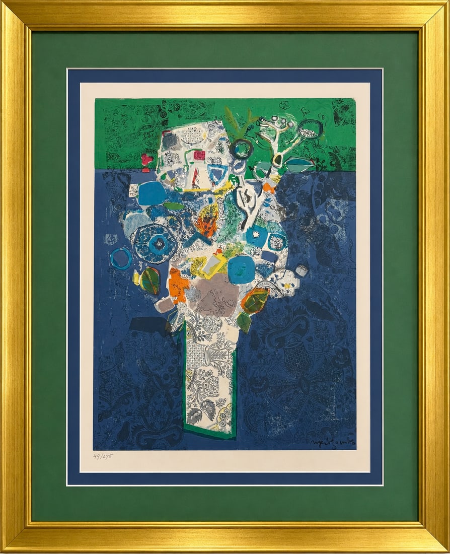 limited-edition lithograph by the French artist Roger Bezombes (1 of 4)