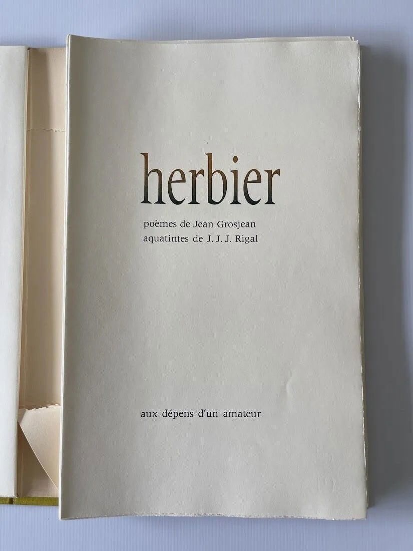 HERBIER - An amazing tomb of work - Jacques Joachim Jean Rigal - SIGNED - 3