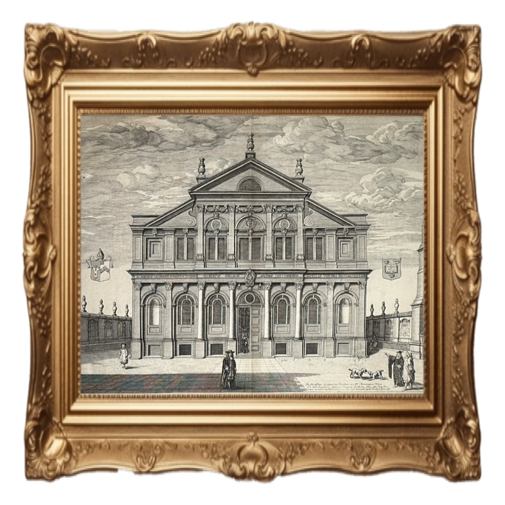 Sheldonian Theatre - Oxford - David Loggan - 1675 (1 of 8)