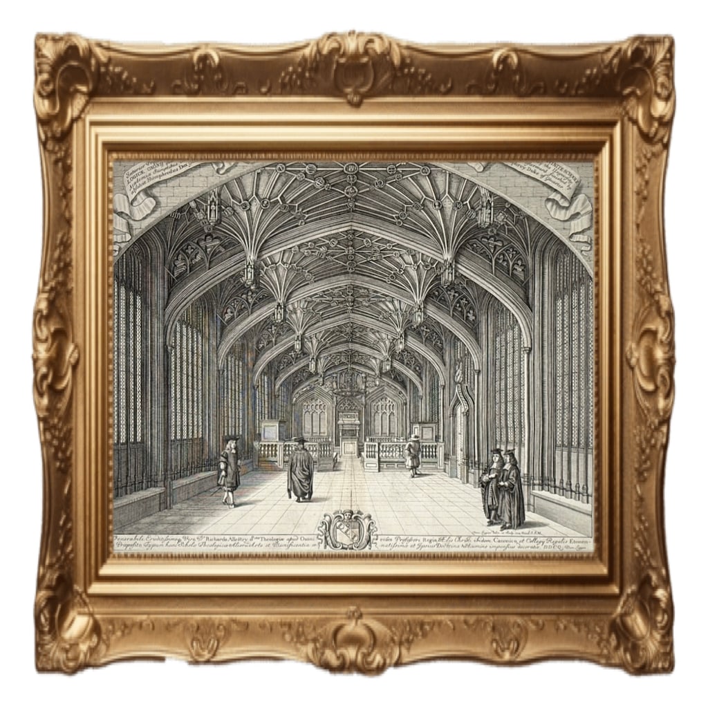 Divinity School, University of Oxford - David Loggan - 1675 (1 of 6)