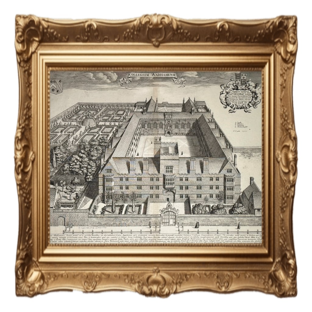 Wadham College, Oxford - David Loggan - 1675 (1 of 6)