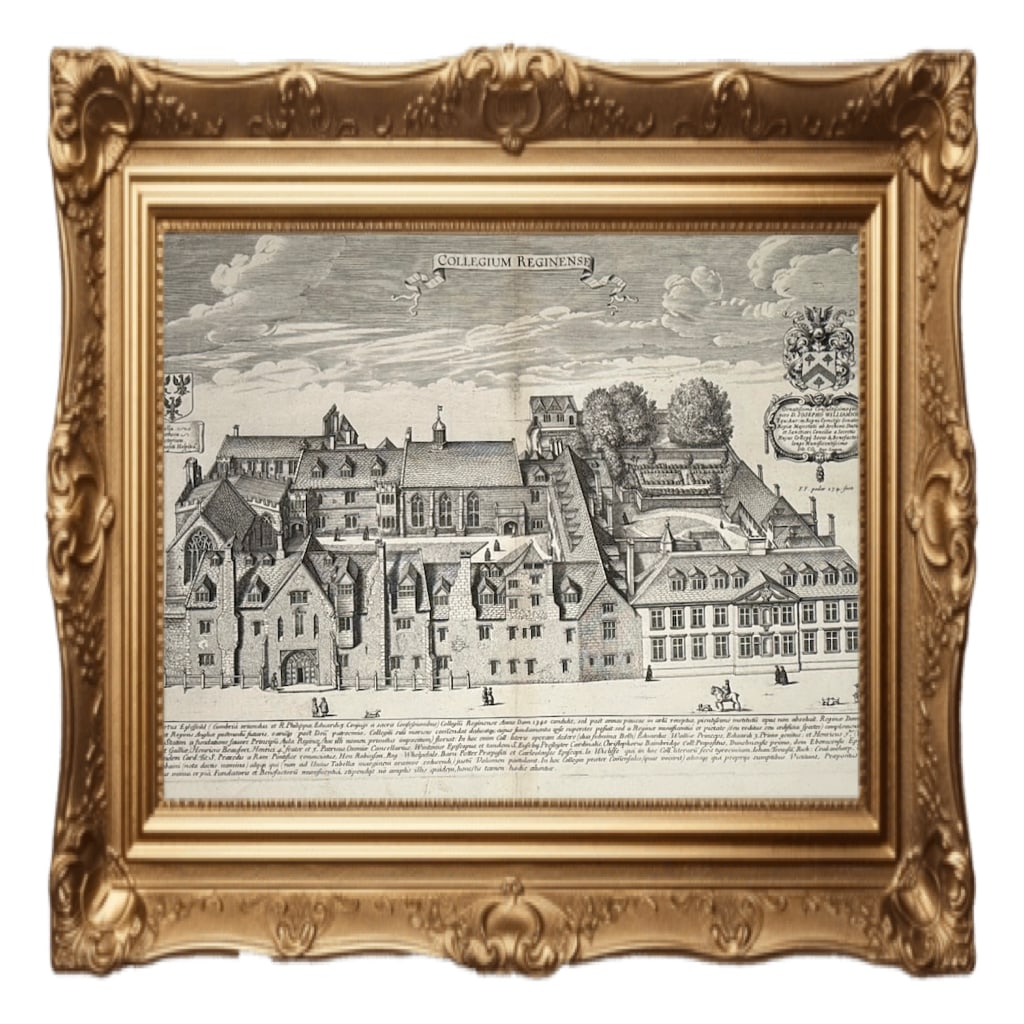 Queen's College, Oxford - Collegium Reginense - David Loggan - 1675 (1 of 6)