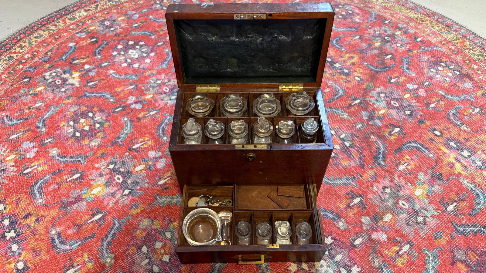 Vintage Mahogany Apothecary - 1860 approx (1 of 17)