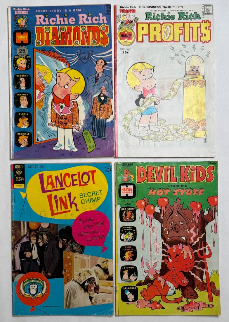 RICHIE RICH, LANCELOT LINK, DEVIL KIDS: RICHIE RICH, LANCELOT LINK, DEVIL KIDS