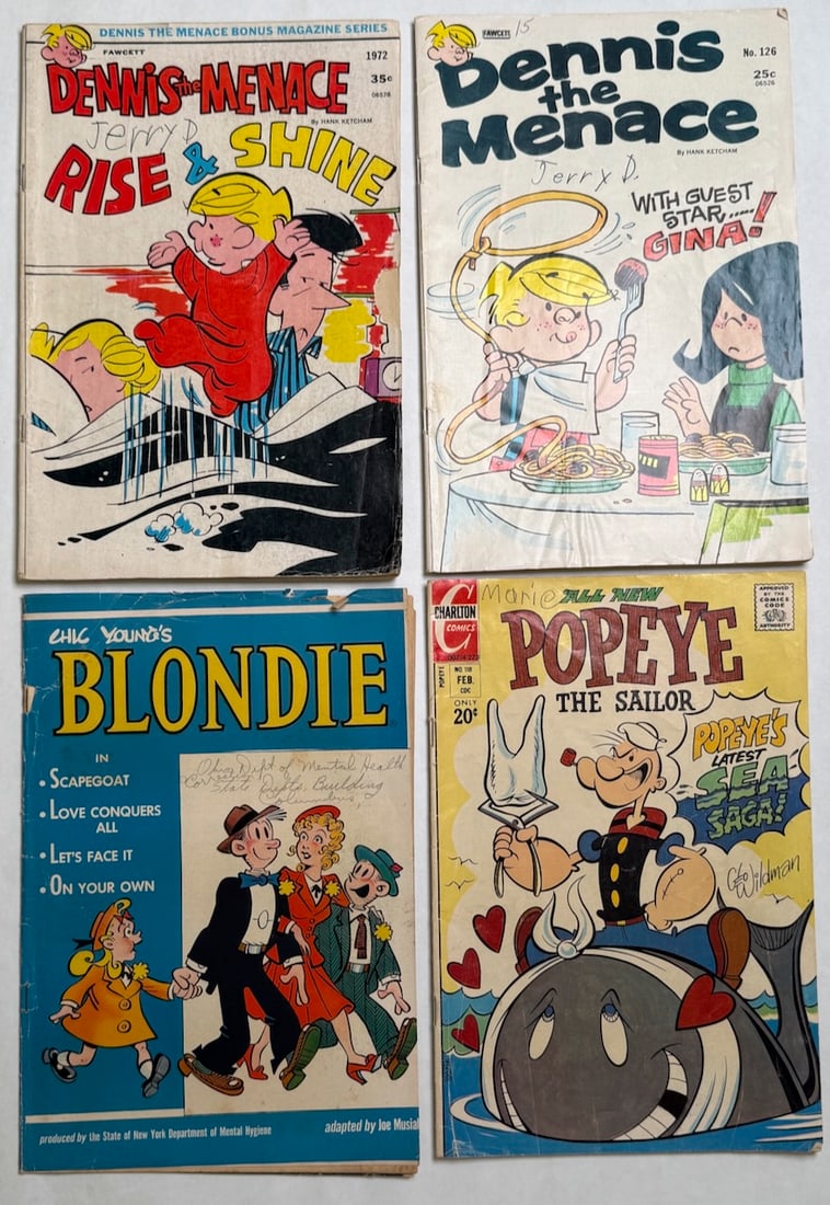 DENNIS THE MENACE, BLONDIE, POPEYE (1 of 2)