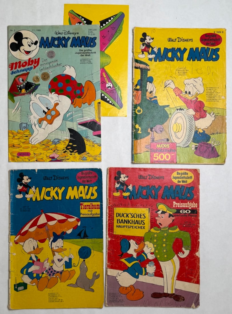 GERMAN WALT DISNEY MICKY MAUS - WITH MOBILE (1 of 2)