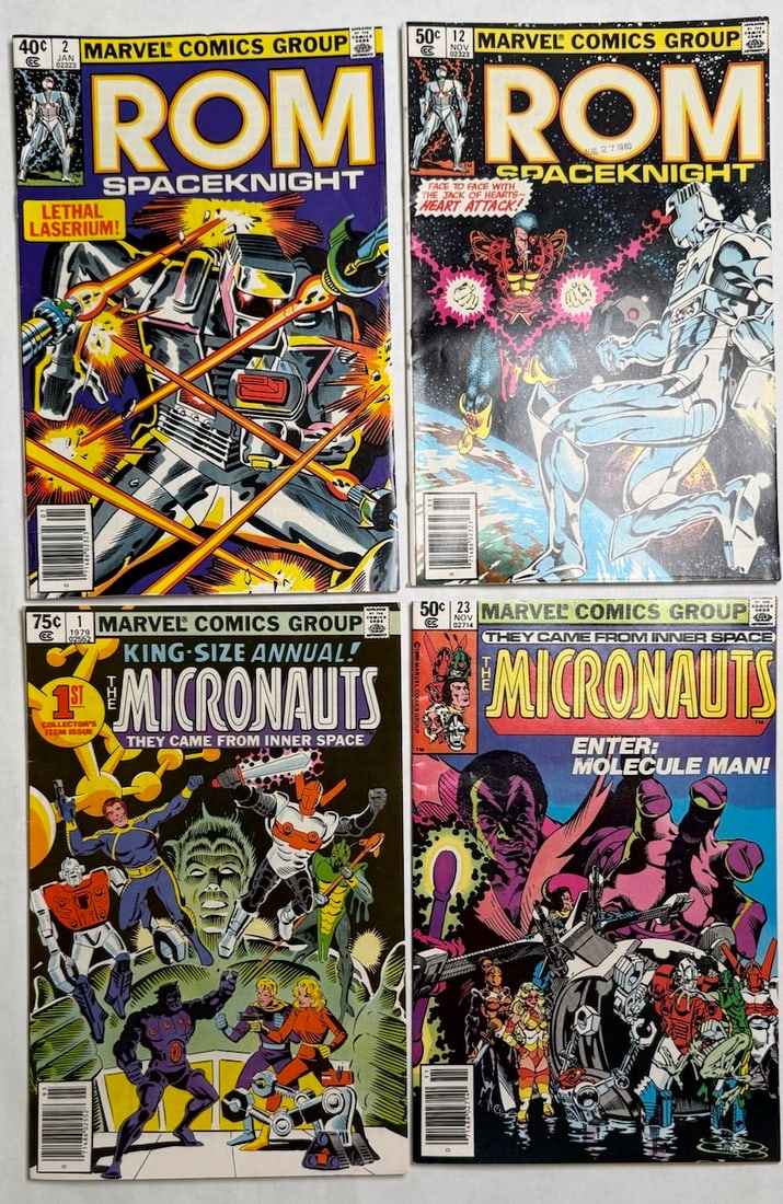 MICRONAUTS #1, ROM SPACEKNIGHT: MICRONAUTS KING-SIZE ANNUAL #1, ROM SPACEKNIGHT