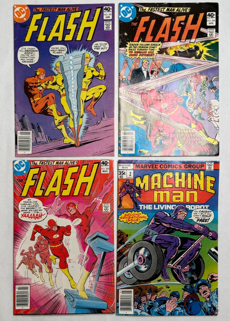 THE FLASH #281, MACHINE MAN #2: THE FLASH #281 ($10), MACHINE MAN #2