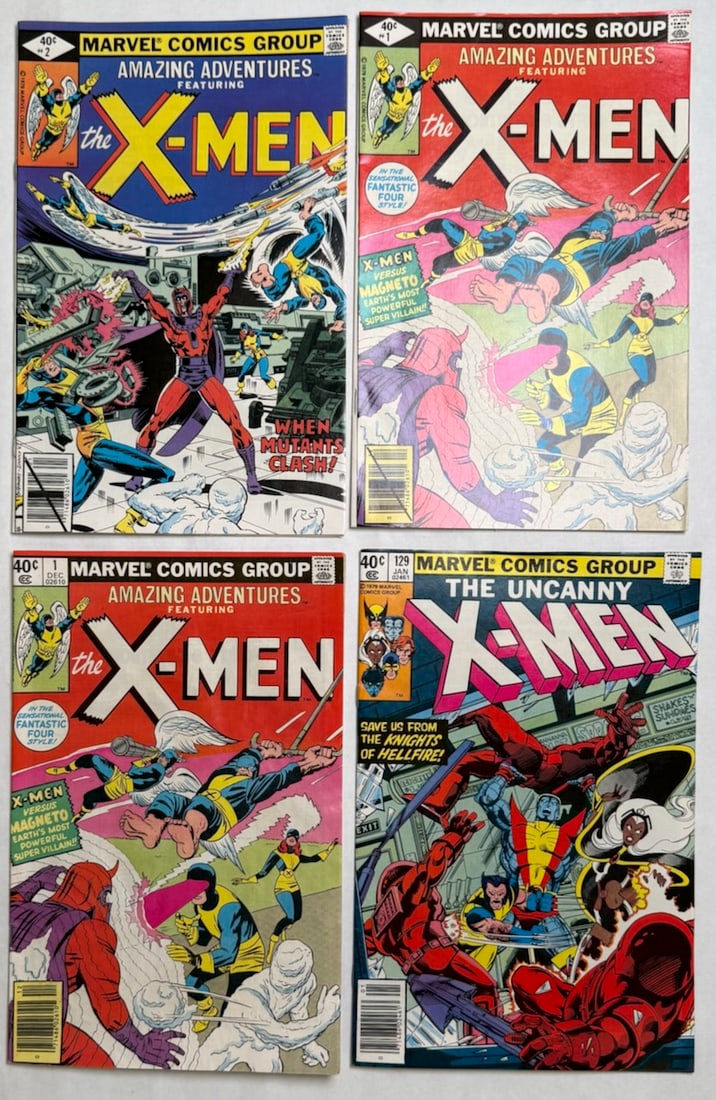 X-MEN #129 - FIRST APPEARANCE OF KITTY PRIDE: X-MEN #129 - FIRST APPEARANCE OF KITTY PRIDE, WHITE QUEEN ($100), X-MEN #1, #2,