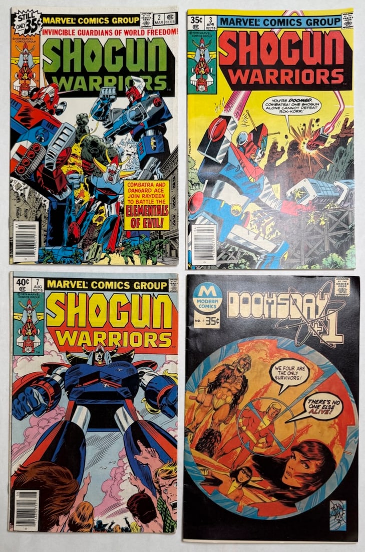 SHOGUN WARRIORS #2, 3, #7, DOOMSDAY +1: SHOGUN WARRIORS #2, 3, #7, DOOMSDAY +1 #6