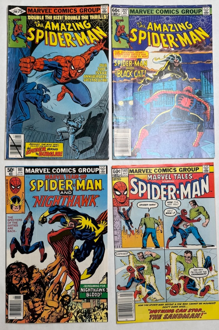 THE AMAZING SPIDER-MAN, SPIDER-MAN AND KNIGHTHAWK (1 of 2)