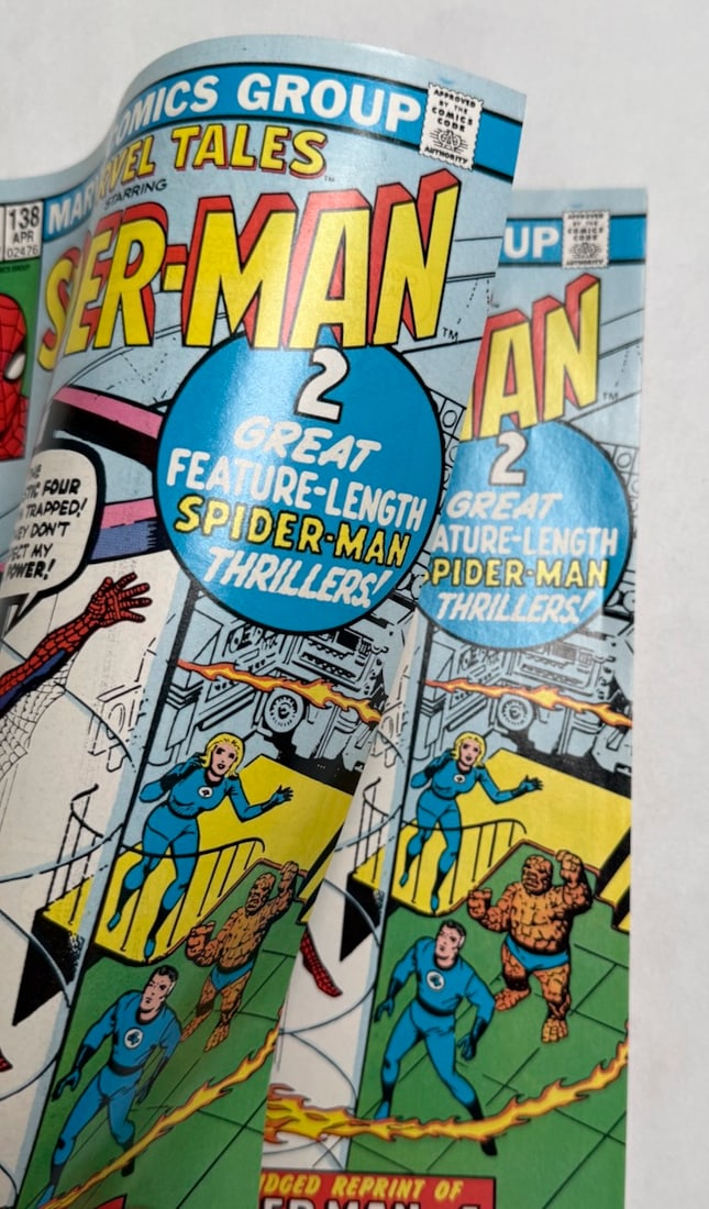 RARITY - DOUBLE COVER - MARVEL TALES STARRING SPIDER-MAN #138 (1 of 3)