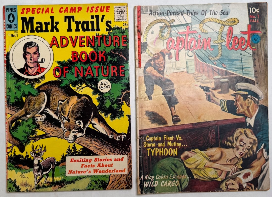 MARK TRAIL’S ADVENTURE BOOK OF NATURE #1 - SPECIAL CAMP ISSUE: MARK TRAIL’S ADVENTURE BOOK OF NATURE #1 - SPECIAL CAMP ISSUE ($25), CAPTAIN FLEET #1