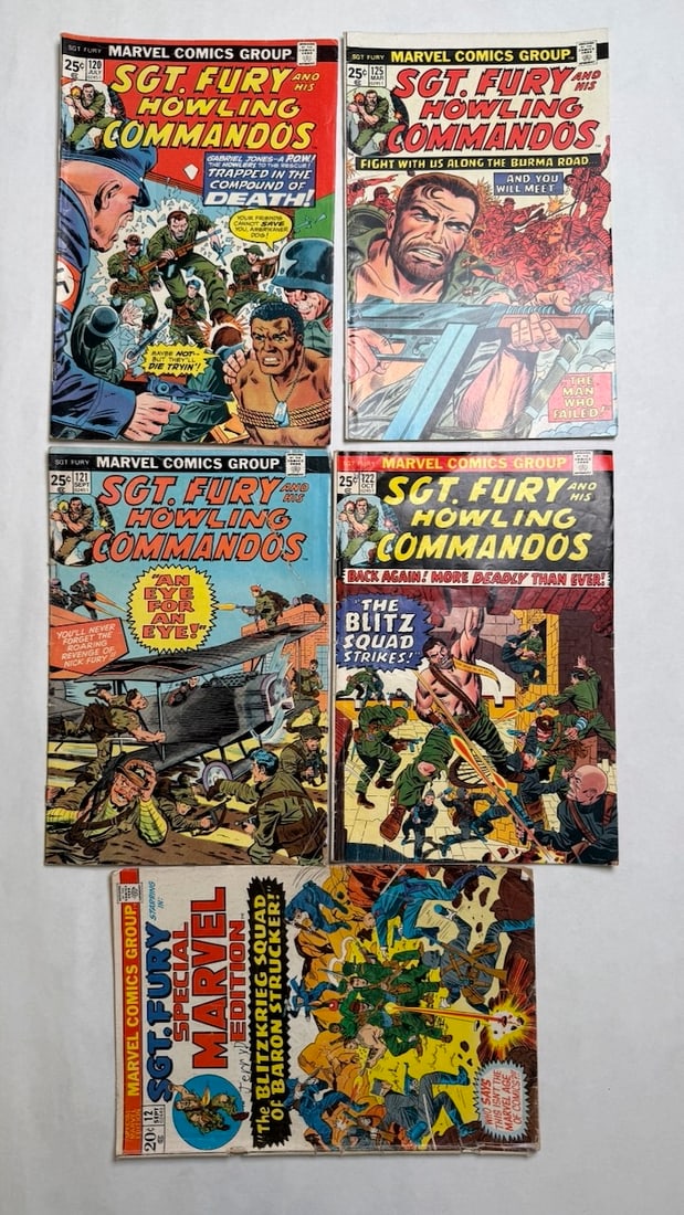 SGT. FURY AND HIS HOWLING COMMANDOS: SGT. FURY AND HIS HOWLING COMMANDOS, SGT. FURY MARVEL SPECIAL EDITION