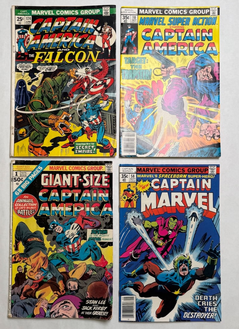 CAPTAIN AMERICA AND FALCON #174, GIANT-SIZE CAPTAIN AMERICA #1 (1 of 2)