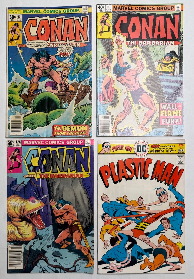 CONAN THE BARBARIAN, PLASTIC MAN: CONAN THE BARBARIAN, PLASTIC MAN