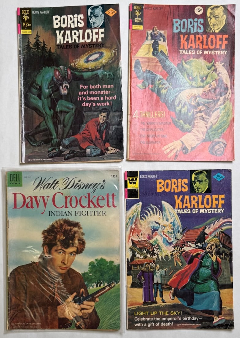 BORIS KARLOFF, WALT DISNEY’S DAVY CROCKETT INDIAN FIGHTER: BORIS KARLOFF, WALT DISNEY’S DAVY CROCKETT INDIAN FIGHTER