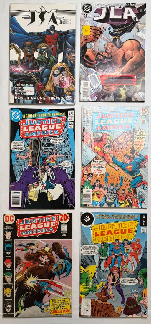 JLA, JUSTICE LEAGUE OF AMERICA: JLA, JUSTICE LEAGUE OF AMERICA #137 ($12), #104 ($12)