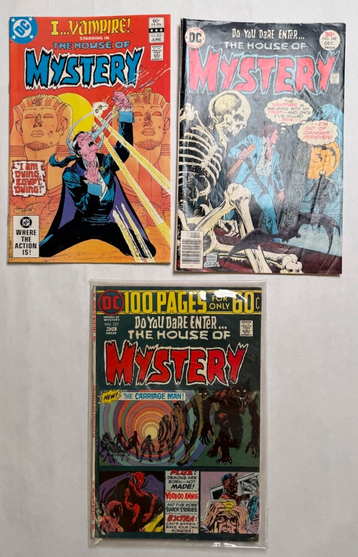 HOUSE OF MYSTERY #227: HOUSE OF MYSTERY #227 ($20), #305, #248