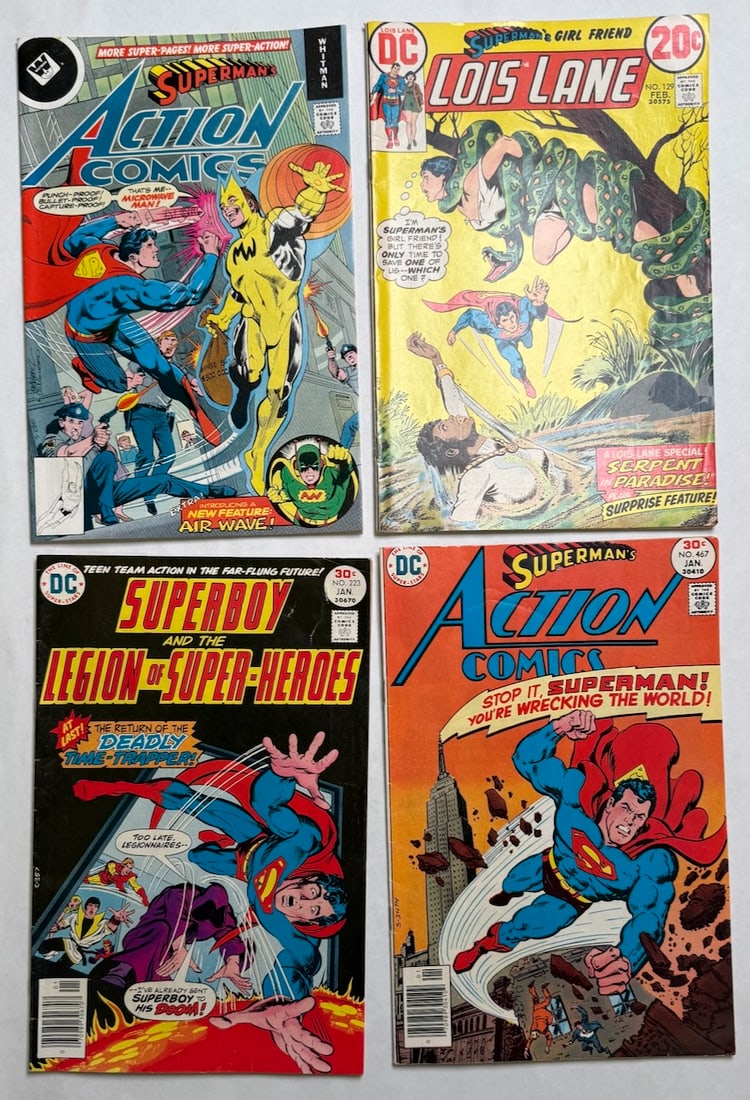 ACTION COMICS, LOIS LANE, SUPERBOY: ACTION COMICS, LOIS LANE, SUPERBOY
