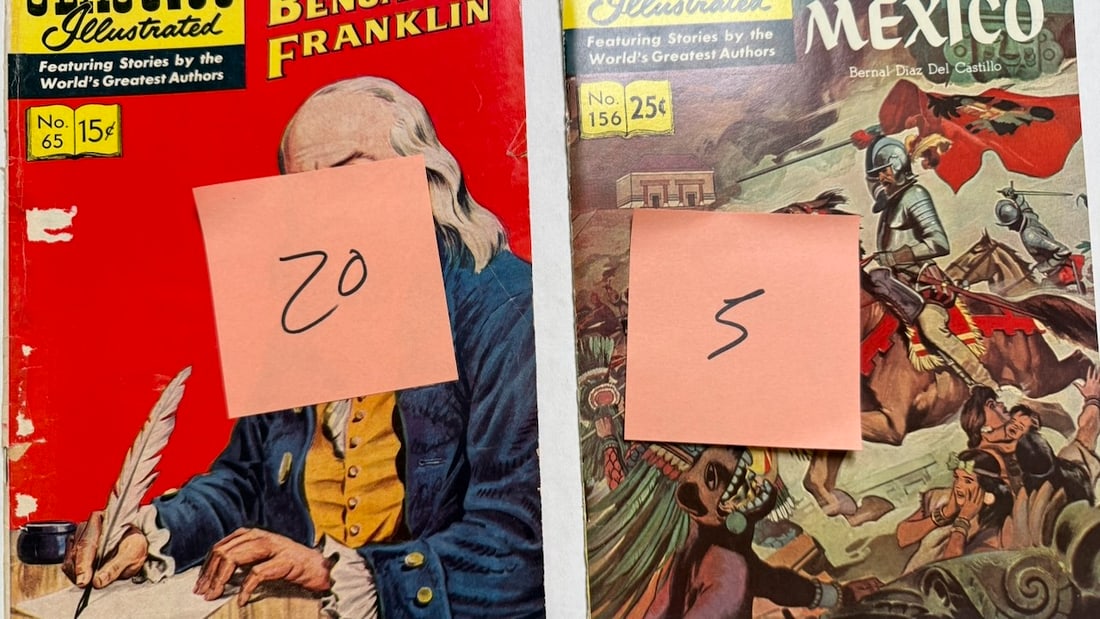 CLASSICS ILLUSTRATED #65 - BENJAMIN FRANKLIN - 2