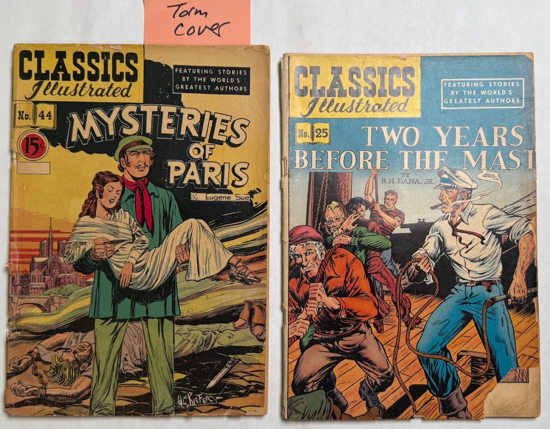 CLASSICS ILLUSTRATED #44 - MYSTERIES OF PARIS (1 of 2)