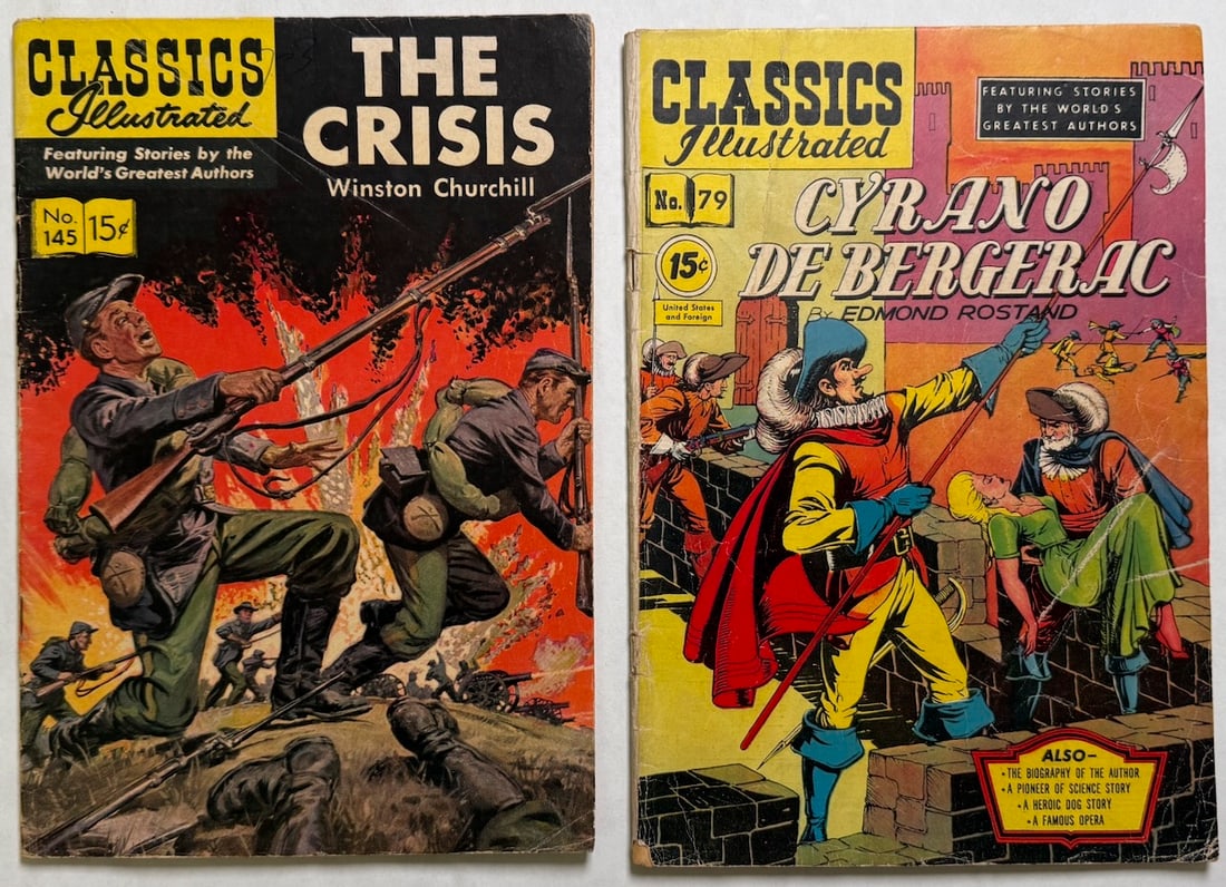 CLASSICS ILLUSTRATED #145 - THE CRISIS: CLASSICS ILLUSTRATED #145 - THE CRISIS, #79 CYRANO DE BERGERAC