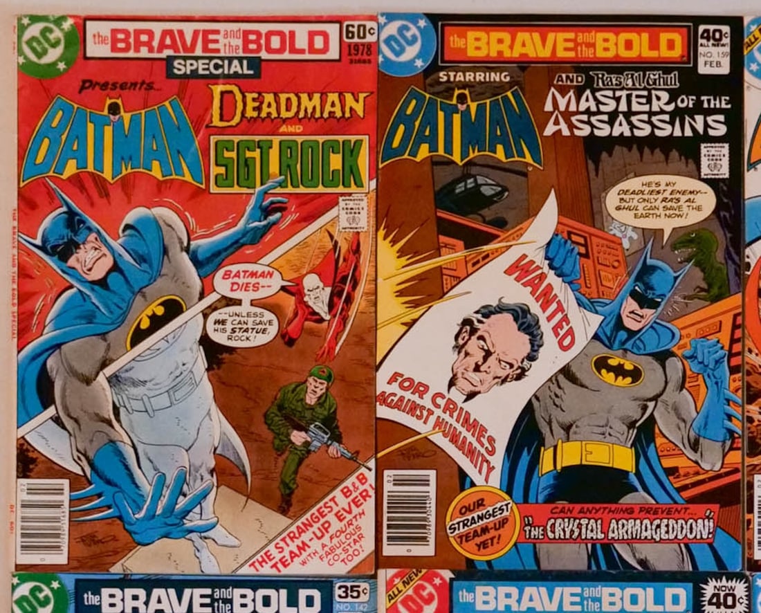 THE BRAVE AND THE BOLD SET - WITH DETECTIVE COMICS - 3